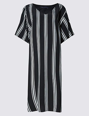PLUS Striped Tunic Dress Image 2 of 3
