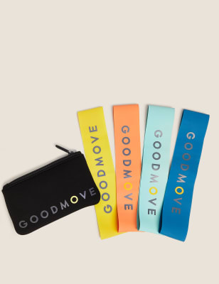 

GOODMOVE Juego de 4 bandas de resistenciaWomens - Multicolor, Multicolor