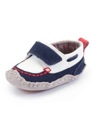 Kids' Leather Boat Cruiser Shoes | M&S