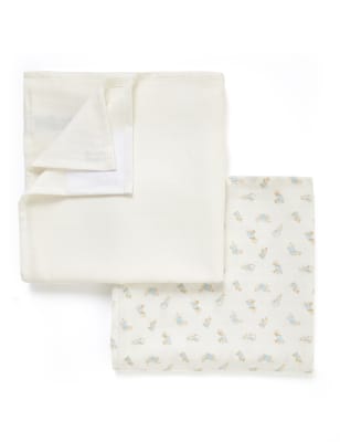 peter rabbit muslin squares