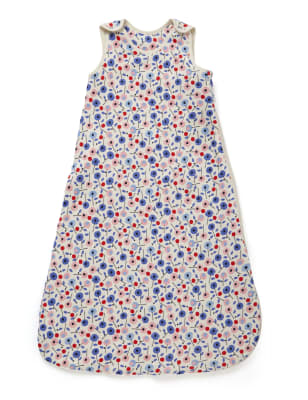 Nautical Pure Cotton Floral 1.2 Tog Sleeping Bag | M&S