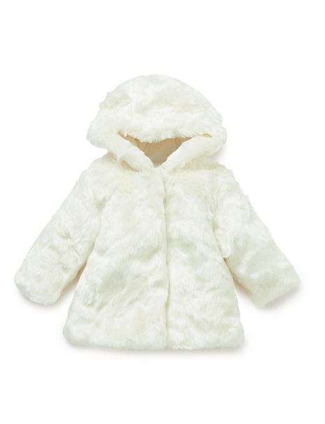 Faux Fur Hooded Coat | M&S