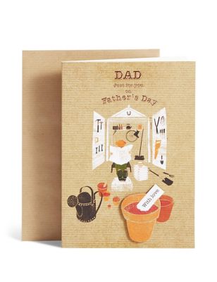 Garden Shed Father's Day Card