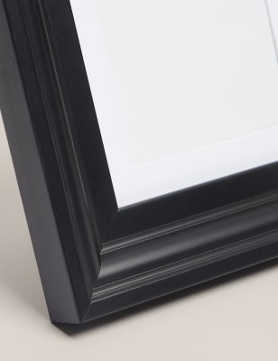 

Heritage Wood Photo Frame 4x4 inch - Black, Black