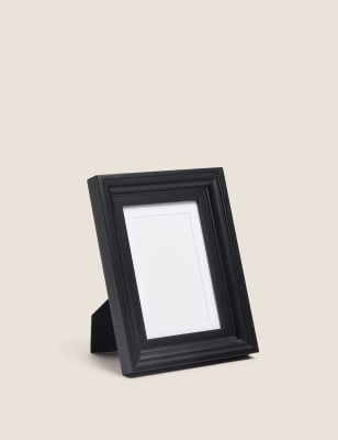 

Heritage Wood Photo Frame 4x6 inch - Black, Black