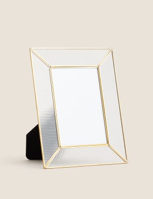 

M&S Collection Monroe Photo Frame 4x6 inch - Gold, Gold