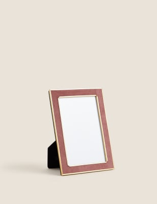 

M&S Collection Velvet Photo Frame 4x6 inch - Blush, Blush