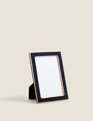 

M&S Collection Velvet Photo Frame 4x6 inch - Navy, Navy