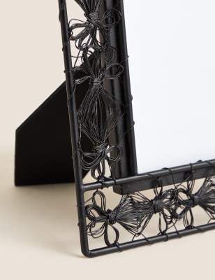 

Wirework Photo Frame 4x6 inch - Black, Black