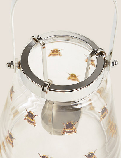 Glass Bee Medium Lantern