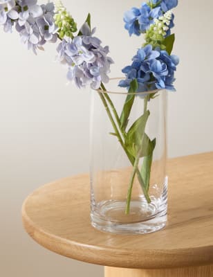 

Small Cylinder Vase - Clear, Clear