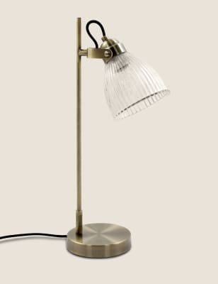 M&S Florence Table Lamp - 1Size - Antique Brass, Antique Brass