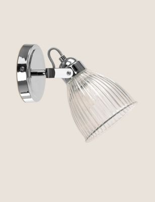 M&S Florence Wall Light - Silver, Silver