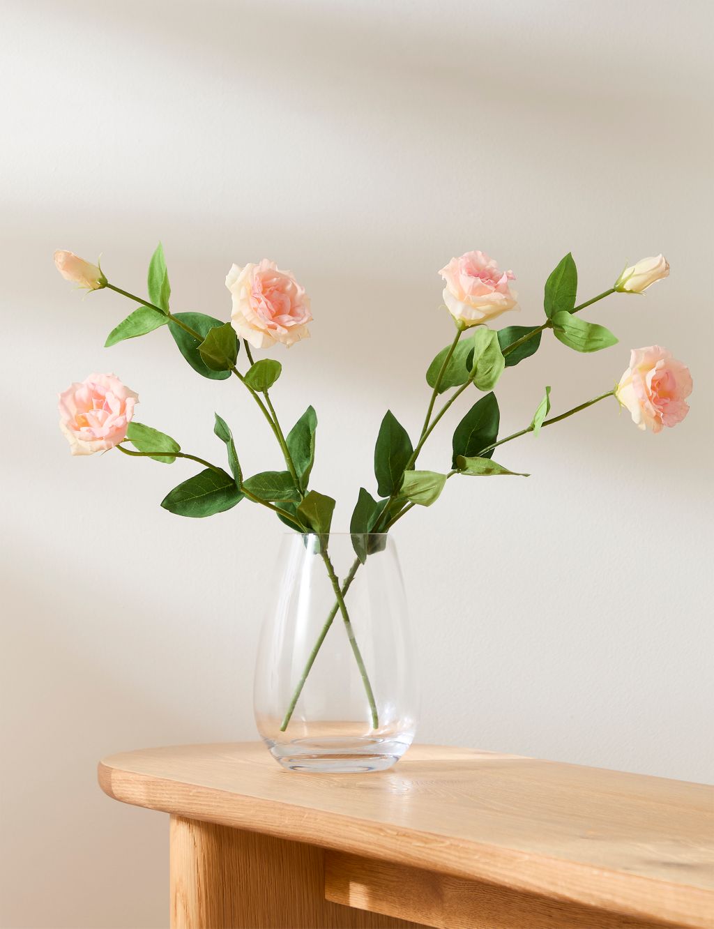 Set of 2 Artificial Real Touch Lisianthus Stems image 2