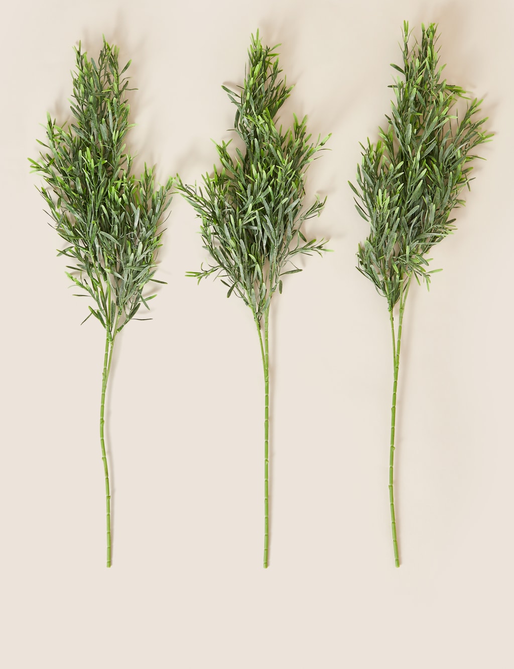Set of 3 Artificial Grass Spray Single Stems