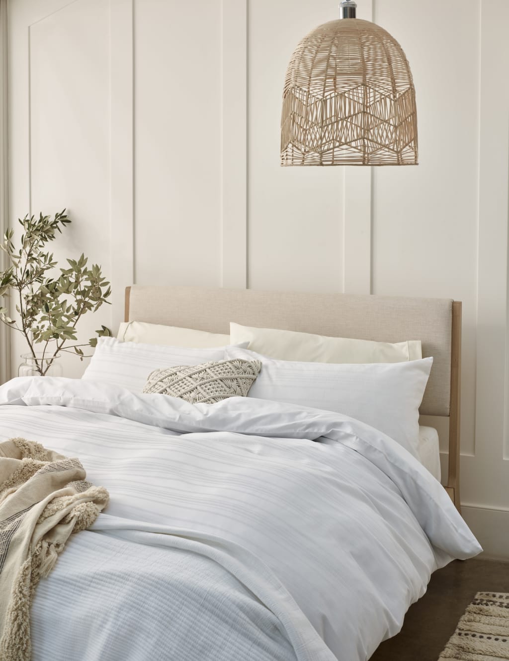 Rattan Ceiling Lamp Shade image 4
