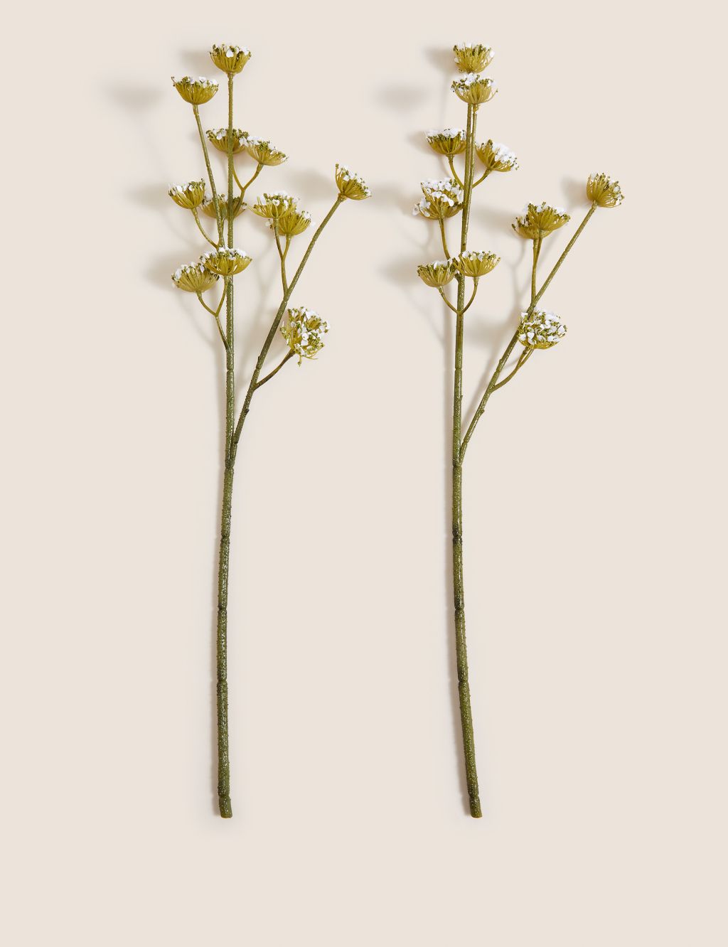 Set of 2 Artificial Willow Blossom Stems