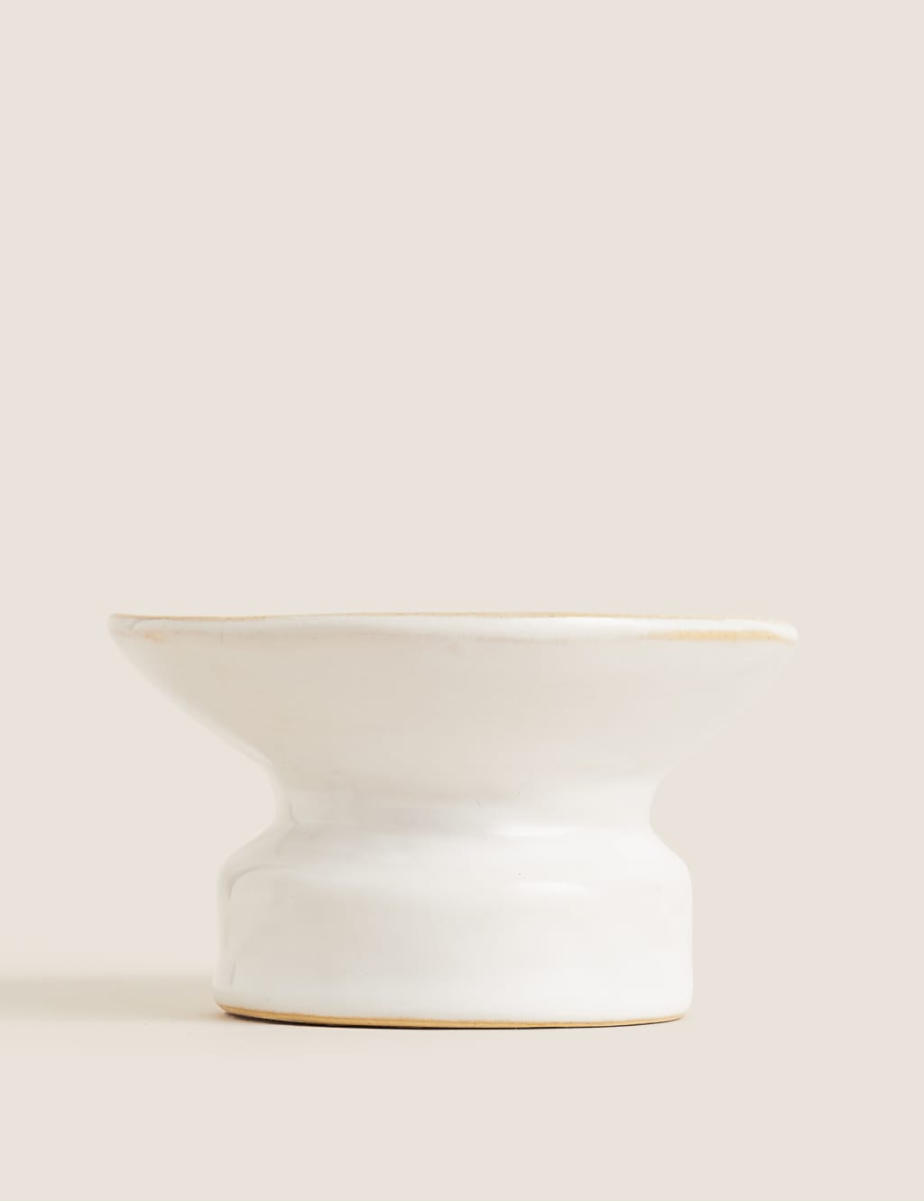Small Ceramic Pillar Candle Holder image 2
