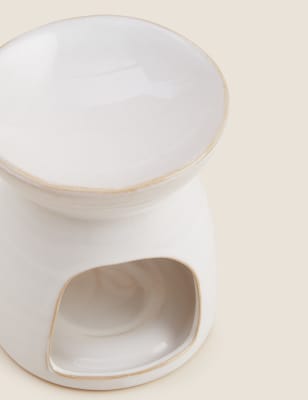 

Ölbrenner aus Keramik - Weiss, Weiss