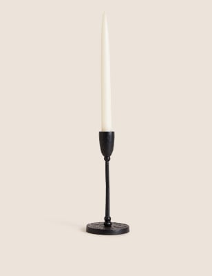 

M&S Collection Dinner Candle Holder - Black, Black