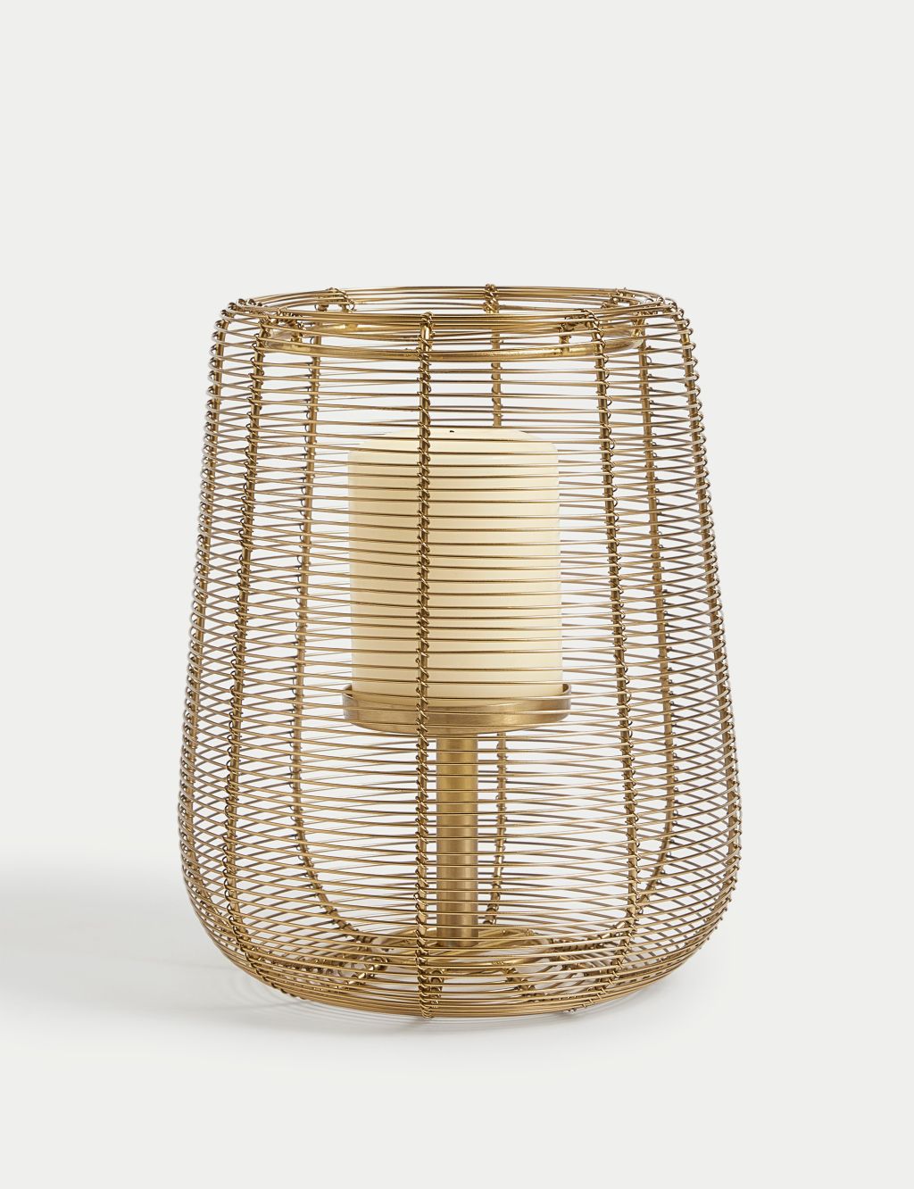 Hand Wrapped Wire Lantern