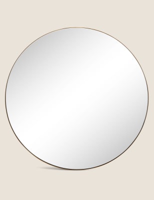 

Large Milan Mirror - Gold, Gold