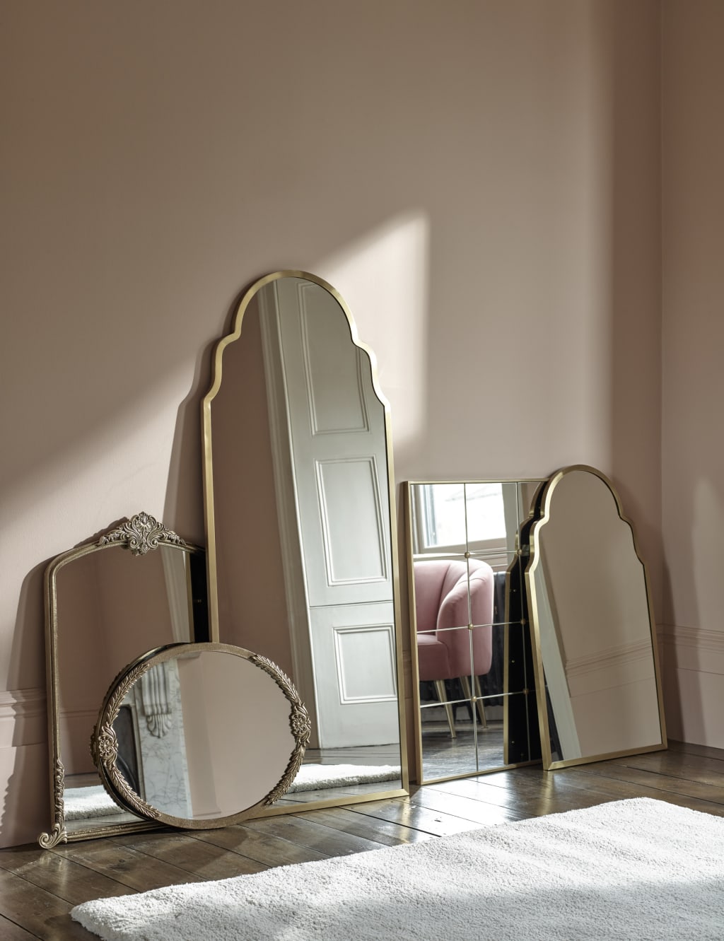 Madrid Large Curved Wall Mirror image 4