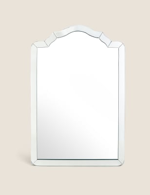 

M&S Collection Vintage Style Large Hanging Wall Mirror - Silver, Silver