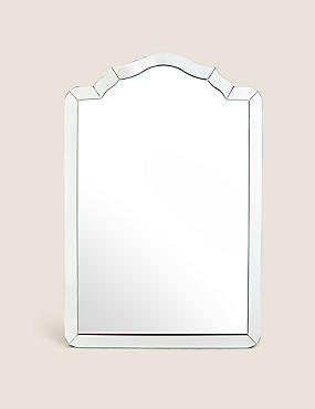 مرآة حائط كبيرة للتعليق بتصميم كلاسيكي