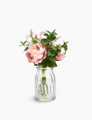 artificial roses in vase