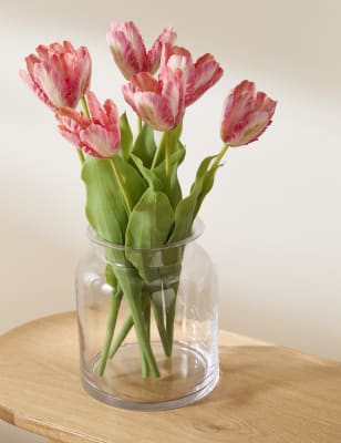 M&S Apothecary Statement Vase - Clear, Clear