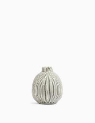 Linear Striped Bud Vase