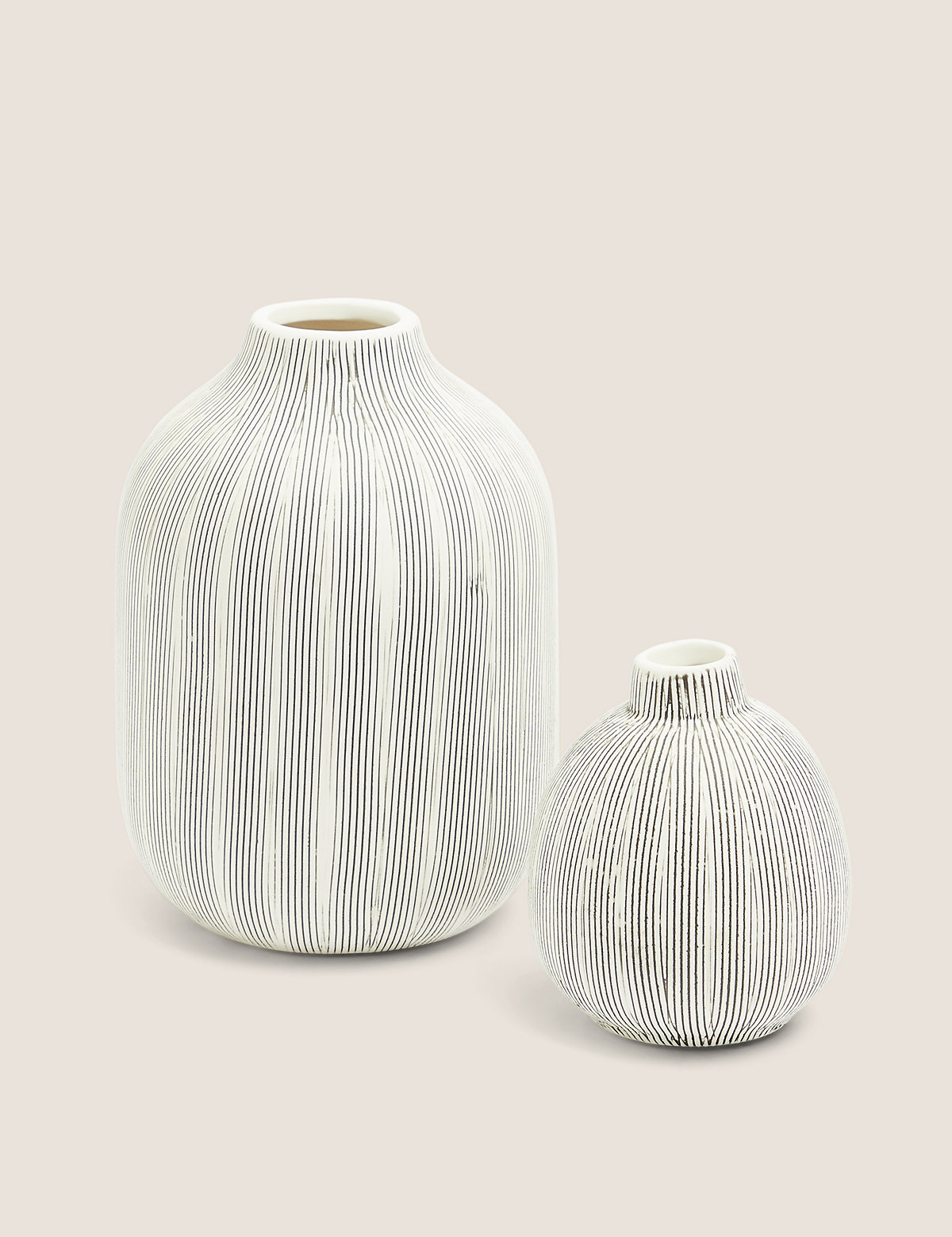 Medium Linear Striped Vase