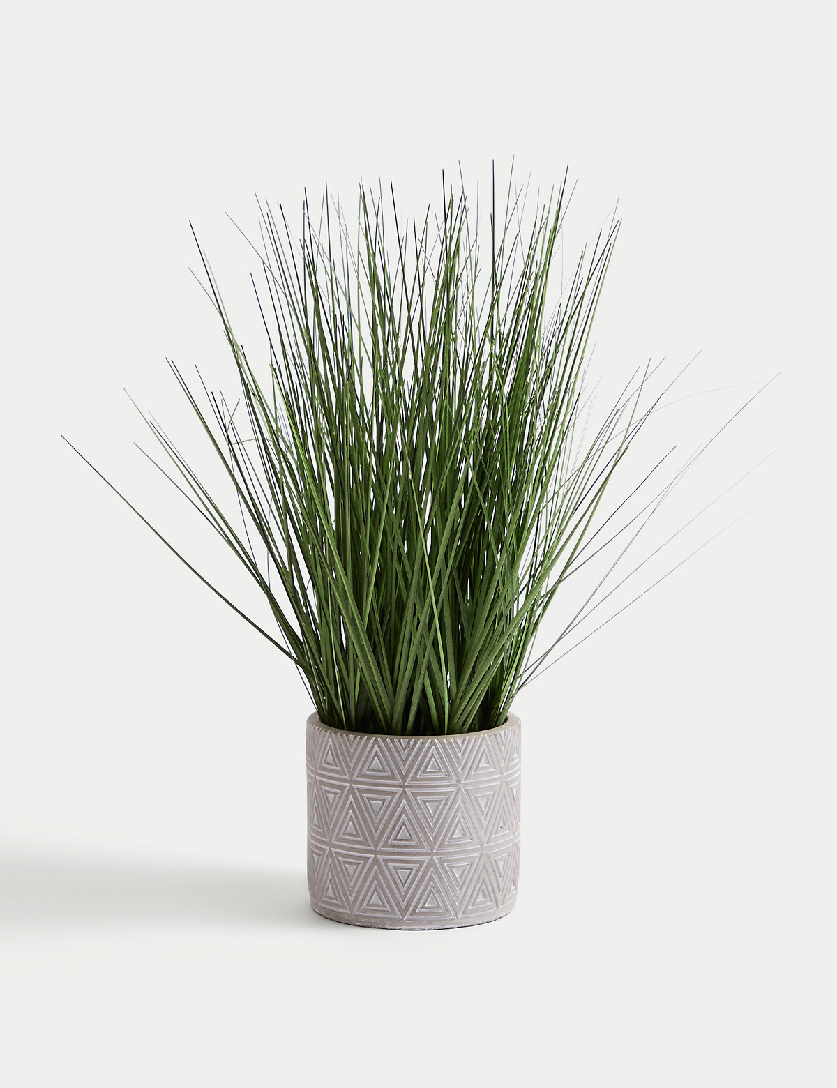 Artificial Grass in Geometric Pot