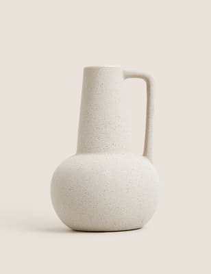 

M&S Collection Small Glazed Decorative Jug - Beige, Beige