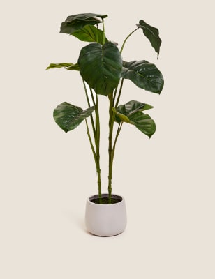 

Artificial Floor Standing Tropical Plant - Green Mix, Green Mix