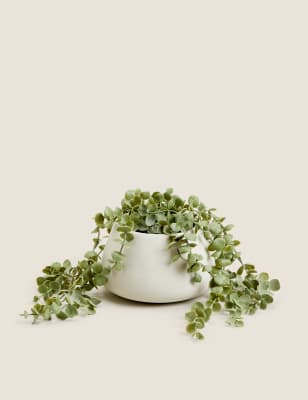 

Artificial Trailing String of Hearts Plant - Green, Green
