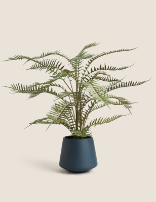 

Artificial Fern in Pot - Green, Green