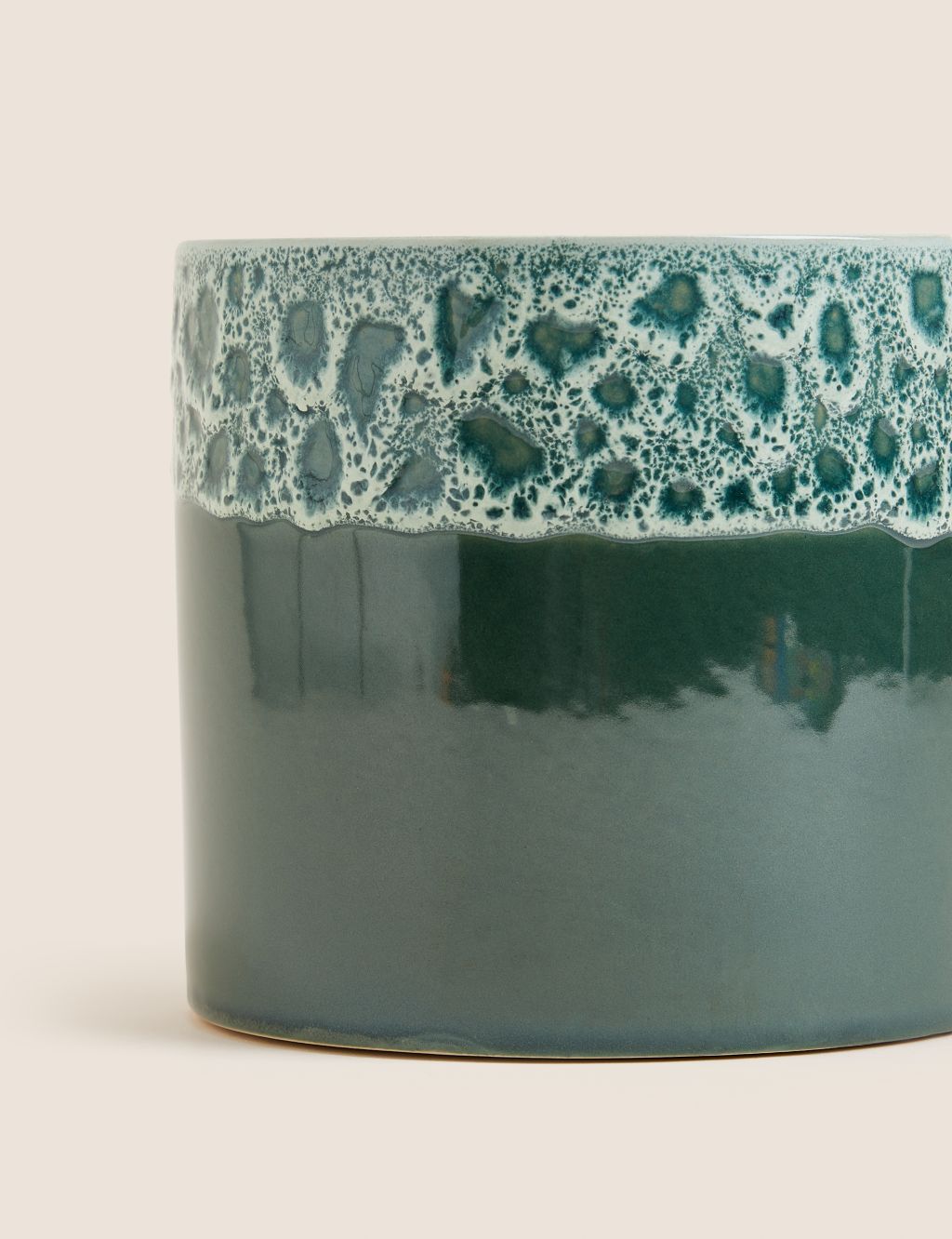 Medium Ceramic Glazed Planter image 2