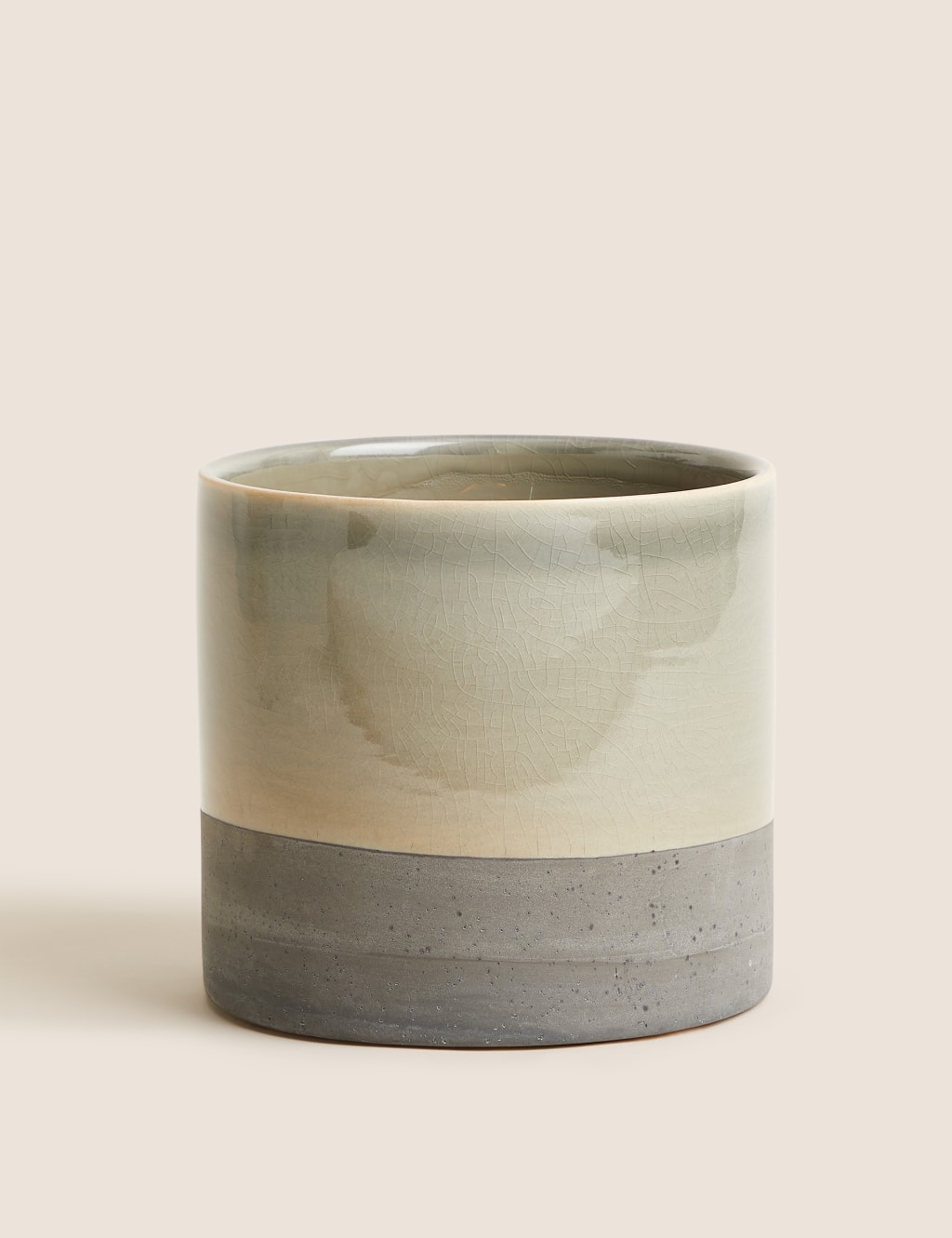 Medium Ceramic Glazed Planter image 1