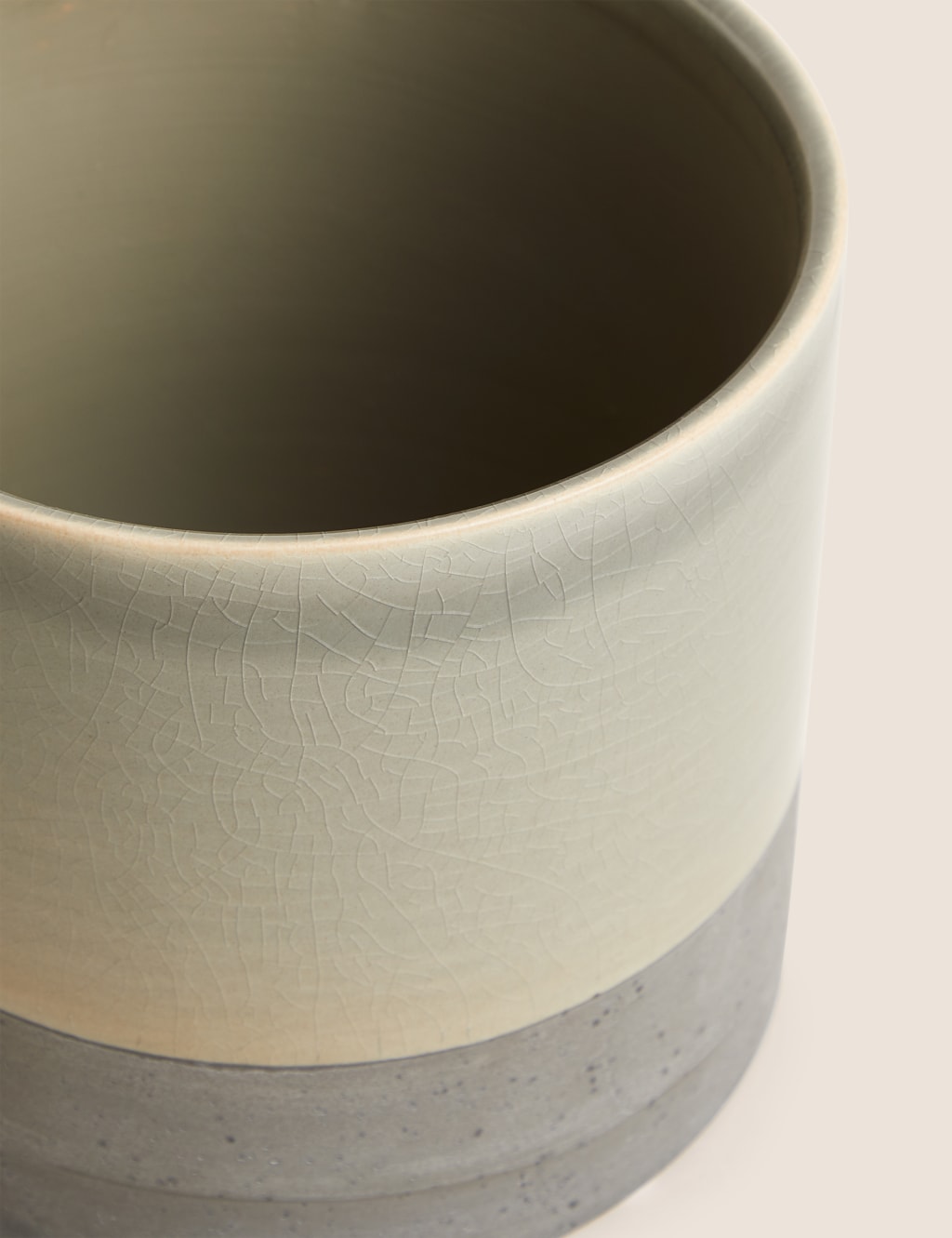 Medium Ceramic Glazed Planter image 2