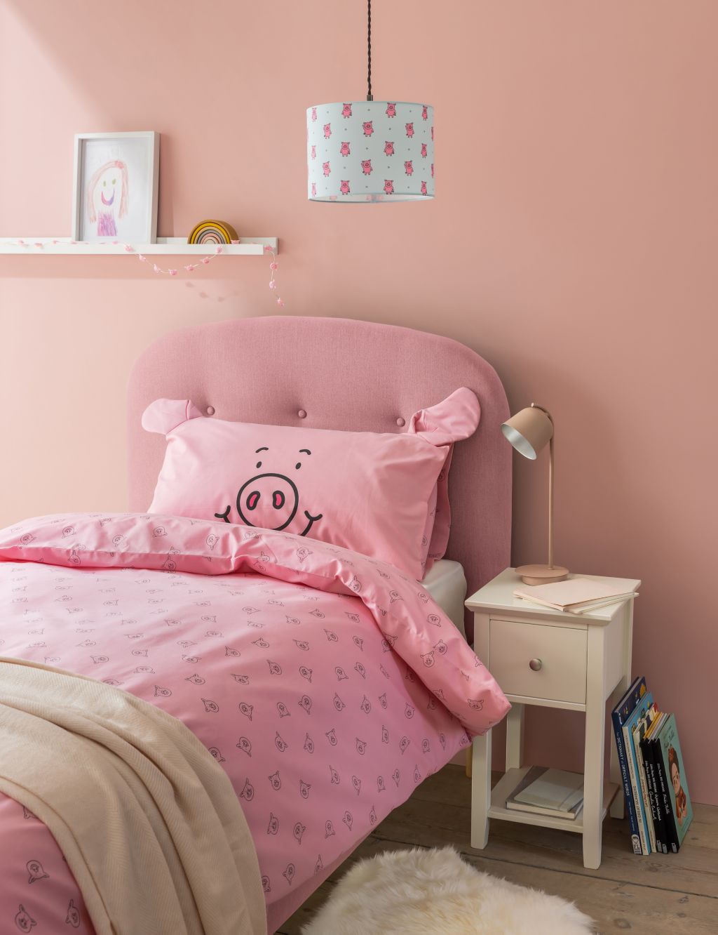 Percy Pig™ Print Ceiling Lamp Shade image 6