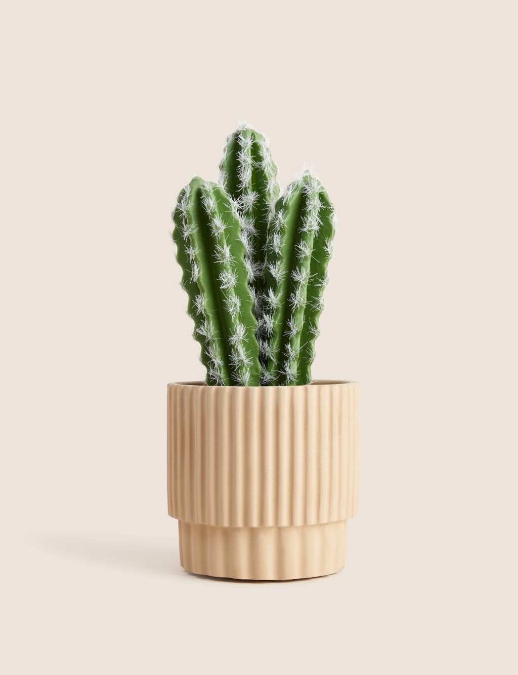 Artificial Cactus Plant in Concrete Pot