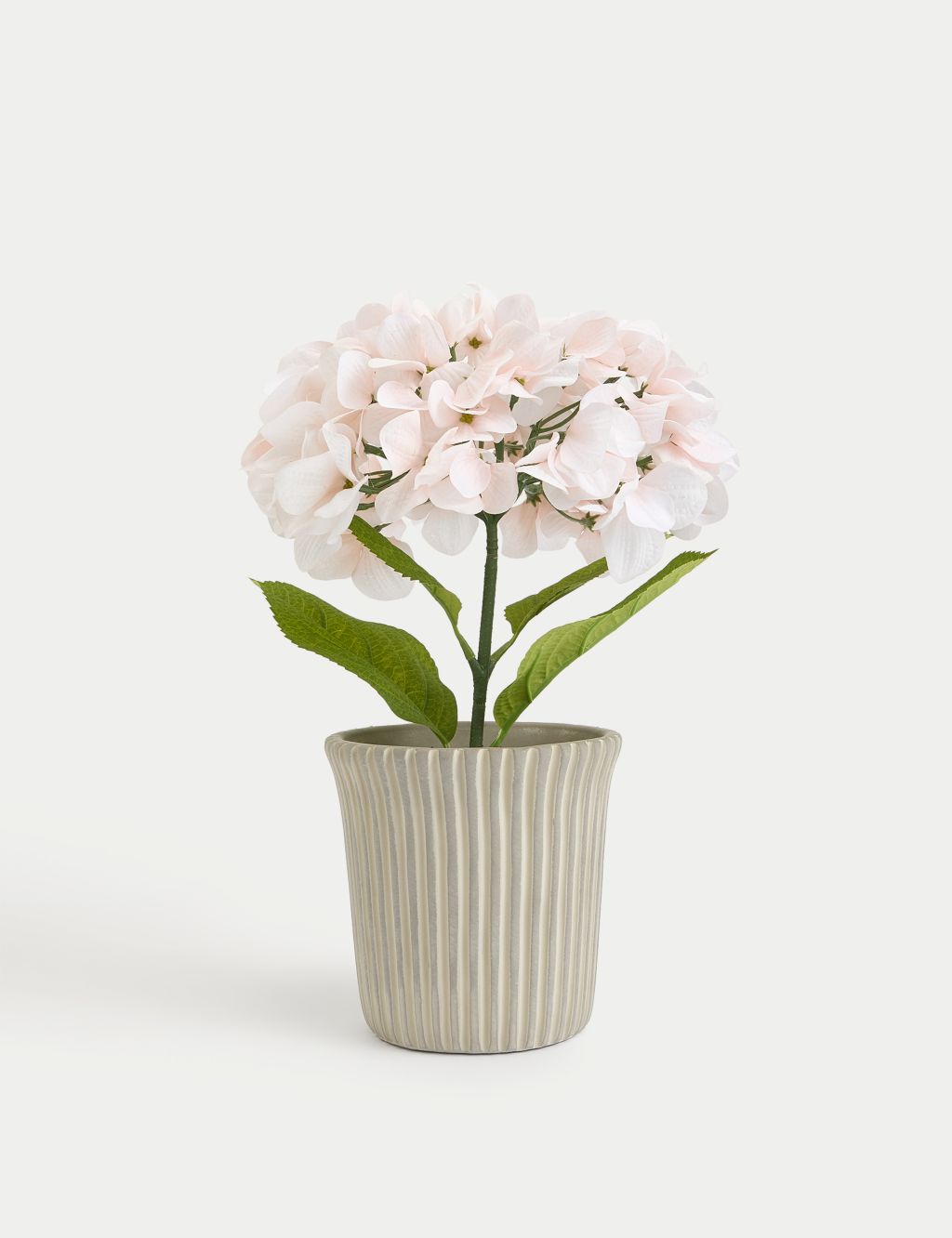 Artificial Hydrangea Plant in Ceramic Pot