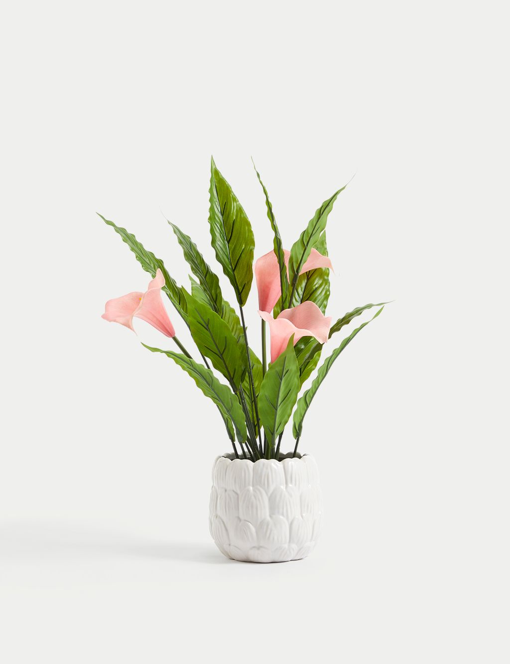 Artificial Calla Lily in Ceramic Pot