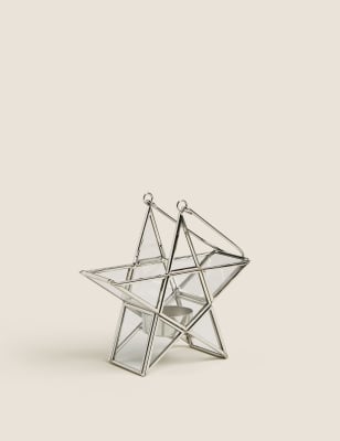 

Star Small Tealight Holder - Silver Mix, Silver Mix