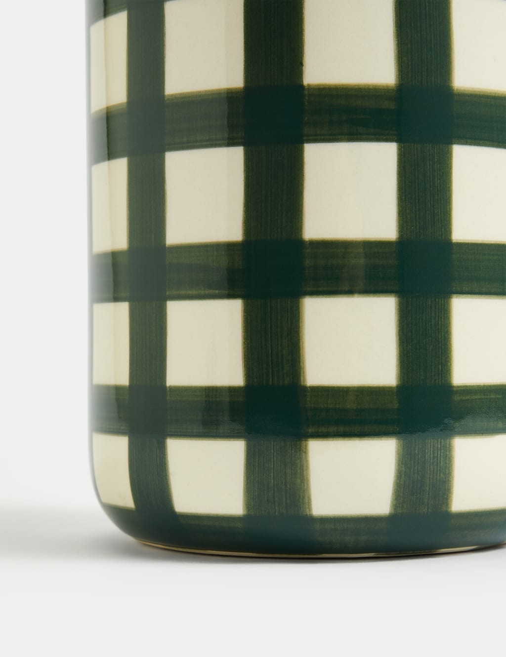 Kirsten Ceramic Checked Vase image 3