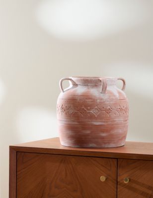 Large Terracotta Urn Vase