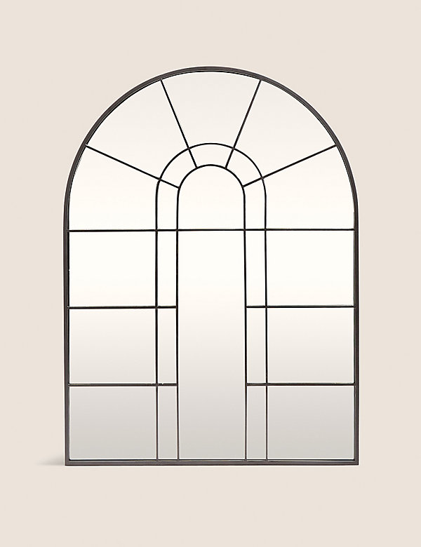 Miroir Manhattan arqué style fenêtre