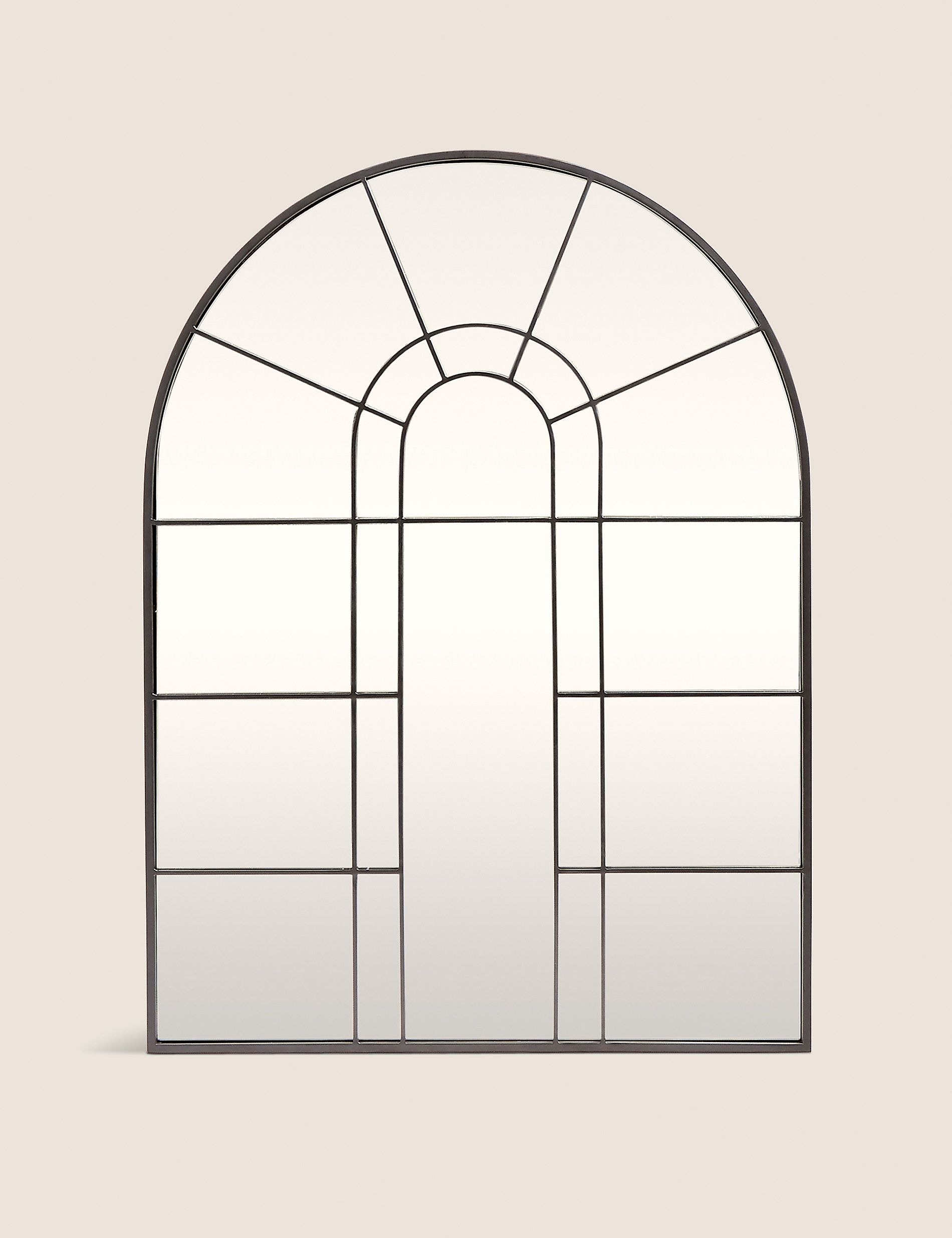 Miroir Manhattan arqué style fenêtre
